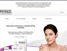 Tablet Screenshot of physiogel.pl